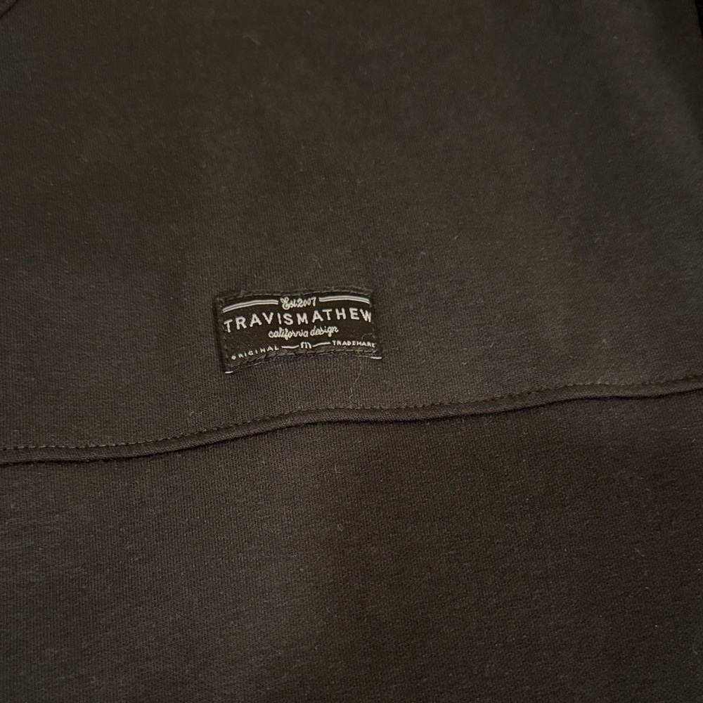 Men's Travis Matthew Black Wunderlust Full Zip Soft Jacket Size Large - Picture 3 of 8